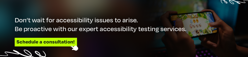 Accessibility Testing of Xbox Games CTA 2